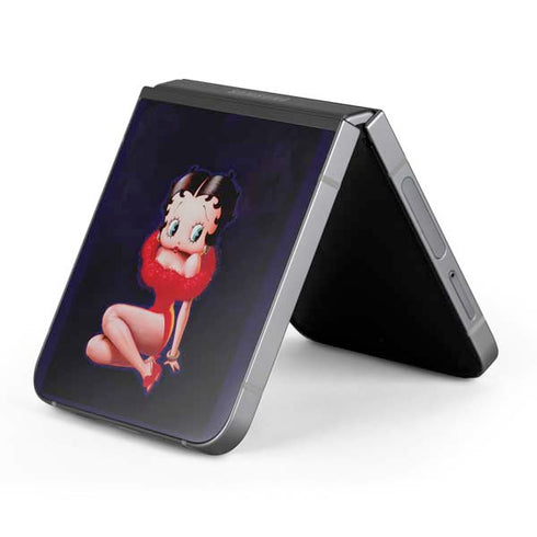Betty Boop Red Dress Galaxy Z Flip6 Skin